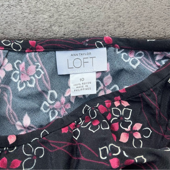 LOFT Floral Flowy Skirt - Picture 2 of 4